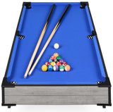 Best Choice Products 40in Tabletop Billiard Table, Pool Arcade Game Table for Living Room, Game Room w/ 2 Cue Sticks, Ball Set, Storage Bag - Gray Best Choice Products
