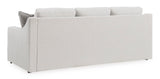 Signature Design by Ashley Maitelynn Contemporary Sofa with Accent Pillows, Reversible Cushions and Sloped Arms, Light Gray Signature Design by Ashley
