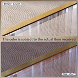 SAYGOER Gold Coffee Table Glass Modern Coffee Tables for Small Space Simple Square Center Table for Living Room Home Office 26.7 x 26.7 x 17.7, Easy Assembly SAYGOER