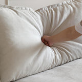 JACH U-Shaped Couches for Living Room, Convertible Sectional Sofa, 162" Modern Deep Seat Soft Cloud Couch, Modular Sectional Sofas with Ottomans, Sofa Cover Removable(Beige) JACH