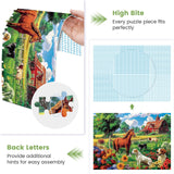 300 Piece Puzzles for Adults,Dogs and Horses Large Piece Jigsaw Puzzle for Adults Kids Seniors,Recycled Cardboard Dogs Puzzle 300 Piece,Family Activity Great Gift for Family Friends 20.5 * 15 in MJYPHDM