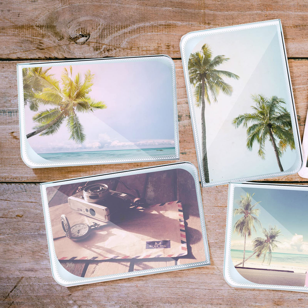 Didaey 2 Pcs Sublimation Blanks Crystal Picture Frame Crystal Tabletop Decor Decorative sublimation Plaques Custom Photo Frame DIY Picture Frame for Christmas Wedding Memorial DIY Gift (Rectangle) Didaey