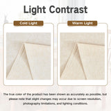 Farmhouse Rustic Table Runner Neutral Faux Linen Table Runners Water Resistant Short Table Runner 36 inches for Living Room Dresser Bedroom Kitchen Dining Party 13x36 Inch Nacuci