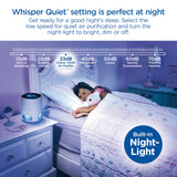 Clorox Air Purifiers for Bedroom Home, True HEPA Filter, Small Rooms Up to 200 Sq Ft, Removes 99.9% of Mold, Viruses, Wildfire Smoke, Allergens, Pet Allergies, Dust, AUTO Mode, Whisper Quiet Clorox Home Appliances