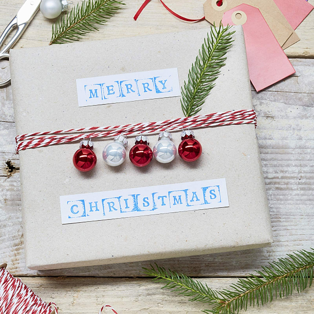G2PLUS Christmas String,Gift Wrapping String,2MM White and Red Twine String,328Feet Cotton Natural String Butchers Twine for Gift Packaging,Baking,DIY Arts & Crafts G2PLUS