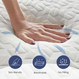 Full Size Mattress, 8 Inch Gel Memory Foam Mattress in a Box, Fiberglass Free Medium Firm Mattresses for Pressure & Pain Relief, Soft and Comfortable (8 Inch Full) MTSVMP