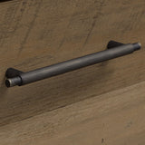 Bush Furniture Key West Small End Table with Storage | Modern Farmhouse Accent Shelf for Living Room in Reclaimed Pine Bush Business Furniture