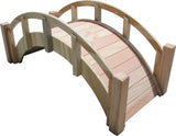 SamsGazebos Miniature Japanese Wood Garden Bridge 25 Inches Unfinished SamsGazebos