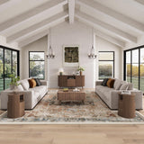 JOINICE Lift Top Coffee Table with Storage, Mid Century Modern Fluted Wood Design,Pop-Up Walnut Center Table with Hidden Compartment for Living Room & Home Office Work/Dining JOINICE