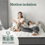 ZINUS 10 Inch True Support Hybrid Mattress [New Version], Twin, Fiberglass Free, Medium Feel, Motion Isolation, Certified Safe Foams & Fabric, Mattress in A Box Zinus