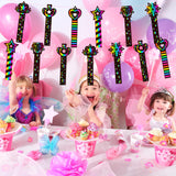 CY2SIDE 60PCS Princess Fairy Wand Scratch Bookmarks for Girls, Make Your Own Fairy Stick Scratch Paper Magic Wands Bookmark, DIY Princess Stick Rainbow Crafts Ornaments for Kids Birthday Party CY2SIDE