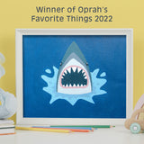 Pink Picasso Kits Paint by Number for Kids Ages 5-12 | DIY 8x10 Beginners Kids Paint Set Color by Numbers Canvas Painting Kits | As Seen On Shark Tank & Oprah's Favorite Thing| (Shorty Shark) Pink Picasso