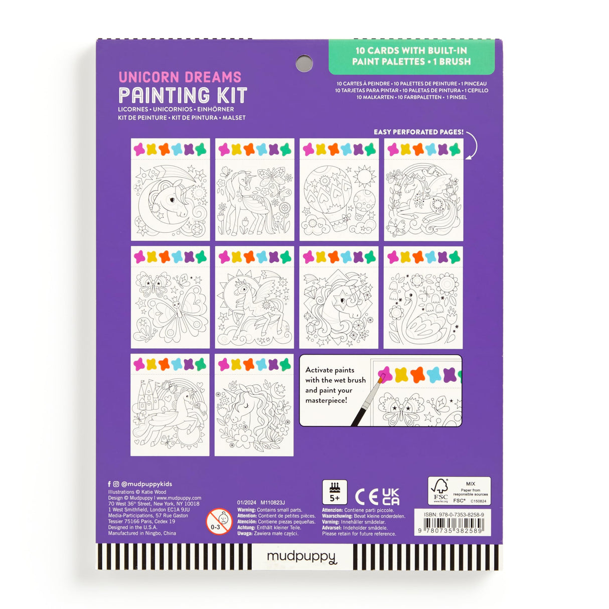 Mudpuppy Unicorn Dreams Painting Kit Mudpuppy