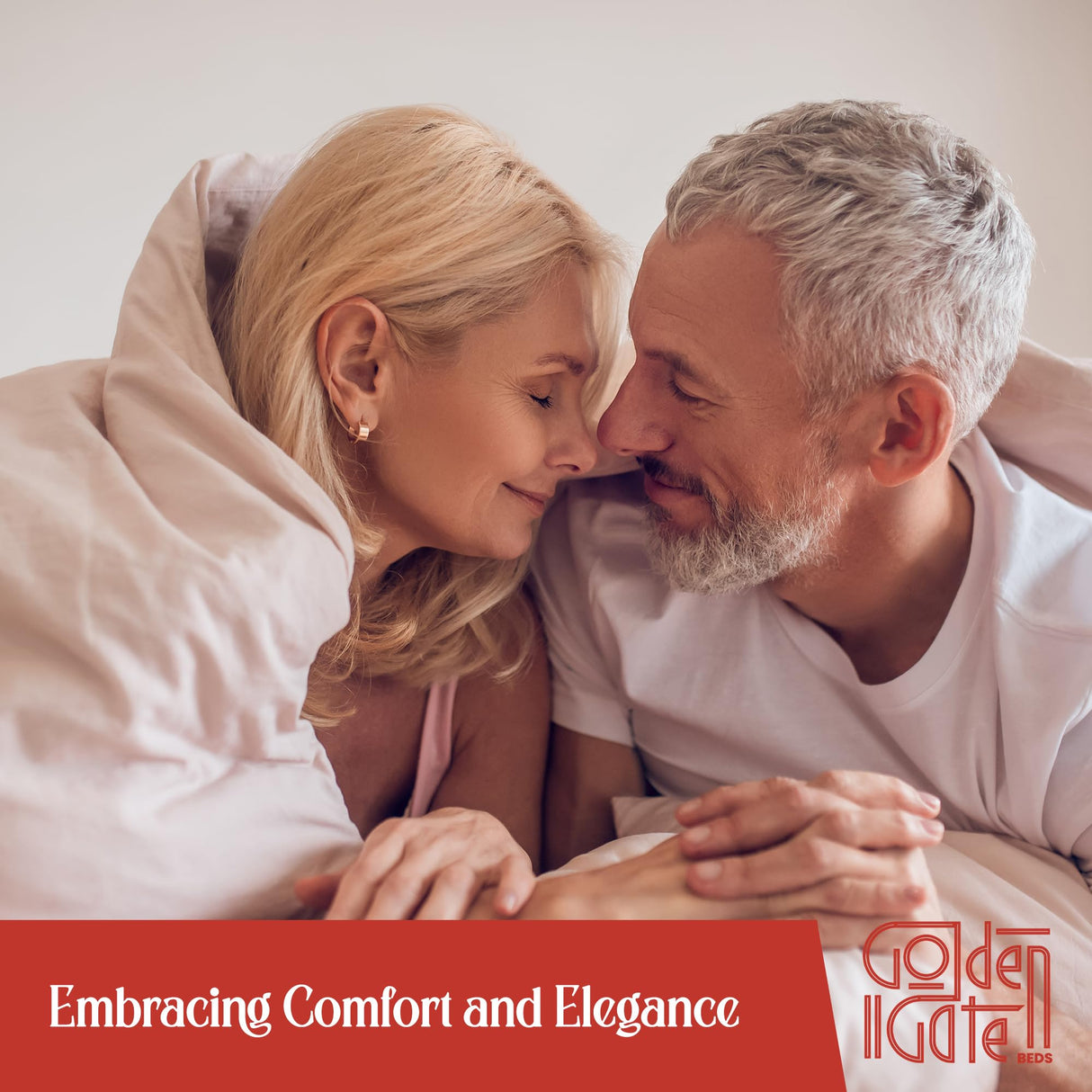 AMBEE21 Golden Gate Beds Canopy Metal Bed Frame with Headboard – Wrought Iron Platform Design, Sturdy Slatted Base, No Box Spring Needed, Underbed Storage Space – Full, Black AMBEE21