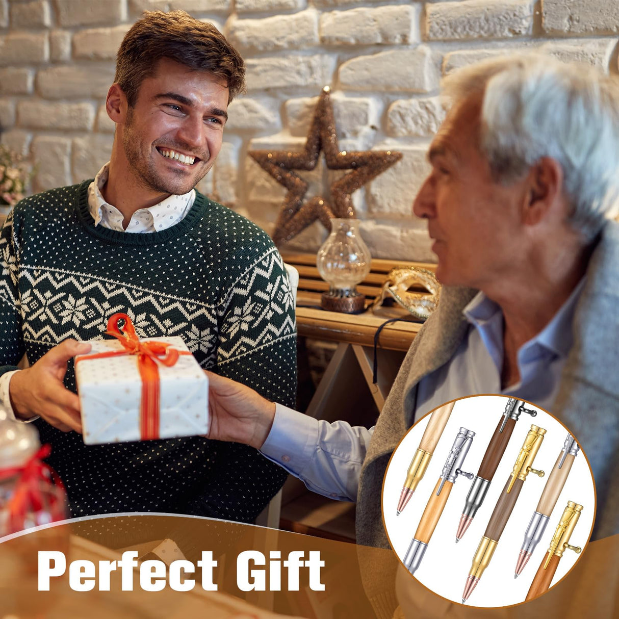 Gisafai 6 Pcs Bolt Action Pen Kits for Woodturning Bulk Woodturning Ballpoint Pen Kit Turning Pen Kits with Pen Mandrel Slimline Pen Turning Supplies for DIY Making Home(Silver, Gold, Black) Gisafai