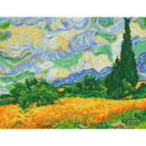 DIAMOND DOTZ Wheat Fields (Van Gogh) Scenery Diamond Painting Kits for Adults - Diamond Art Kits a Relaxing Creative Craft Kit with Dotz Gems 20"x15.3" DIAMOND DOTZ