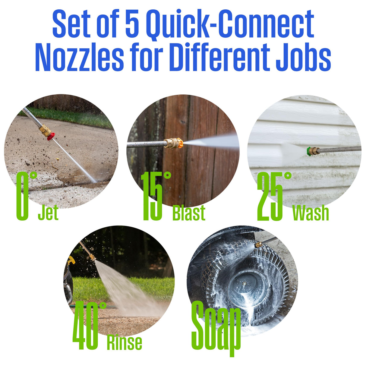 Westinghouse WPX3400 Gas Pressure Washer, 3400 PSI and 2.6 Max GPM, Onboard Soap Tank, Spray Gun and Wand, 5 Nozzle Set, for Cars/Fences/Driveways/Homes/Patios/Furniture Westinghouse