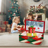 Aiofaervy Large Unfinished Wooden Box with Locking Clasp, 13x10x4.5 inch Natural Wooden Storage Boxes Unfinished Pine Wood Box for Art Hobbies Photos Jewelry DIY and Home Storage Aiofaervy