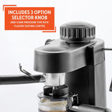 IMUSA USA GAU-18202 4 Cup Espresso/Cappuccino Maker,120 volts, Black Imusa