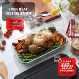 Eatex 4-Pack Glass Food Storage Containers with Lids, Baking Pans Set, Glass Baking Dishes for Oven | Leakproof Casserole Dish Lasagna Pan, Kitchen Serving Dishes| Oven Microwave Freezer Safe Bakeware EATEX