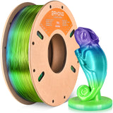 ERYONE TPU Filament 1.75mm +/-0.03mm Flexible TPU Roll, 95A Soft 3D Printer Filament 0.5kg Spool(1.1 lbs), Sea Glass Rainbow ERYONE
