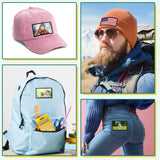 240 Pcs Sublimation Patches Iron on Blank Patches Decorative Blank Patches for Embroidery Hat Backpack Clothes Uniforms DIY Crafts Giegxin