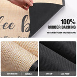 DK177 Coffee Mat Coffee Bar Mat Hide Stain Absorbent Drying Mat with Waterproof Rubber Backing Fit Under Coffee Maker Coffee Machine Coffee Pot Espresso Machine Coffee Bar Accessories DK177