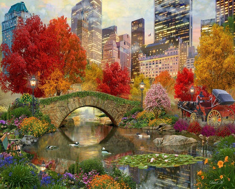 Springbok's 500 Piece Jigsaw Puzzle Central Park Paradise - Made in USA Springbok