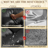 SAMERY 66" RV Loveseat Recliner Sofa, 6" Wall Hugger Reclining Loveseat with Storage Console, Manual Faux Leather Recliner Sofa Couch for Living Room RV Theater Seating with Cup Holder SAMERY