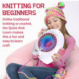 ROHSCE Knitting Machine, 22 Needles Knitting Loom Machine with Row Counter, DIY Knitting Board Rotating Double Knit Loom Machine Kit for Hat, Scarves, Gloves, Socks ROHSCE