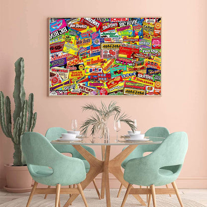 YINSHENG Jigsaw Puzzles for Adults 1000 Piece Puzzle for Adults 1000 Piece - Crazy Candy - Jigsaws Puzzles 1000 Piece For Adults Kids Educational Game Toys Gift for Home Wall Decoration (27.6"x 19.7")