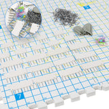 LAMXD Blocking Mats for Knitting - Extra Thick Blocking Boards with Grids with 22PCS Knitting blockers and 100 T-pins for Needlework or Crochet - Pack of 9 LAMXD