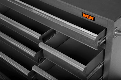 WEN 42-Inch Premium Rolling Tool Cabinet with Heavy Duty 21-Gauge Powder-Coated Steel Construction (GG422B) - WoodArtSupply