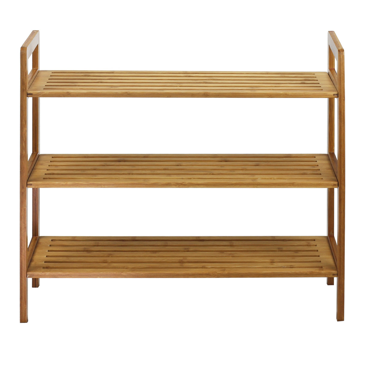 Oceanstar 3-Tier Bamboo Shoe Rack, Natural Oceanstar