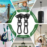 Hammock Hanging Kit 2 Pack, Porch Swing Hanging Kit 1200 Lb Capacity, Hammock Ceiling Hooks Heavy Duty 360°Rotating Hanging Swing Chair Hardware for Hammock Chair Stand, Porch, Yoga, Gym Feanron