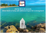 Polymer World- Polyester Resin 2 Gallon Kit with MEKP for Boats, Autos, Surfboards, RV, Pools,Canoes, Jetskis, Watercrafts (PR2G, 1) Polymer World