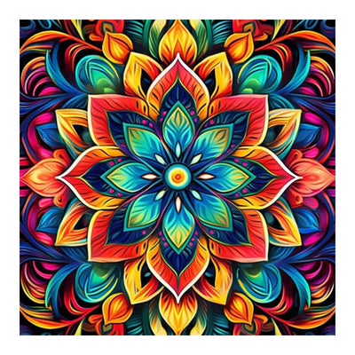 SJUTOUCI Diamond Painting Kits for Adults, Mandala Diamond Art Kits for Beginners, 5D DIY Diamond Bead Art, Full Drill Round Gem Craft Home Decor 12x12 inch