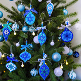 Winlyn 24 Sets Christmas Craft Kits Winter Crafts DIY Snowflake Baubles Ornaments Decorations Snowflake Foam Stickers Christmas Arts and Crafts for Kids Holiday Classroom Art Activities Party Favors Winlyn