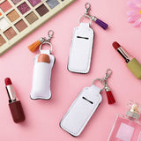 Jetec Sublimation Lipstick Holder Set Include 15 Pieces Blank Lipstick Keychain Holder 15 Pieces Colorful Keychain Tassels 15 Pieces Swivel Snap Hooks and 15 Pieces Jump Rings for Lipstick, Lip Balm Jetec
