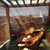 VELLOW Retro Bamboo Roll-Up Shades - Cordless Decorative Blinds for Indoor & Outdoor Privacy VELLOW