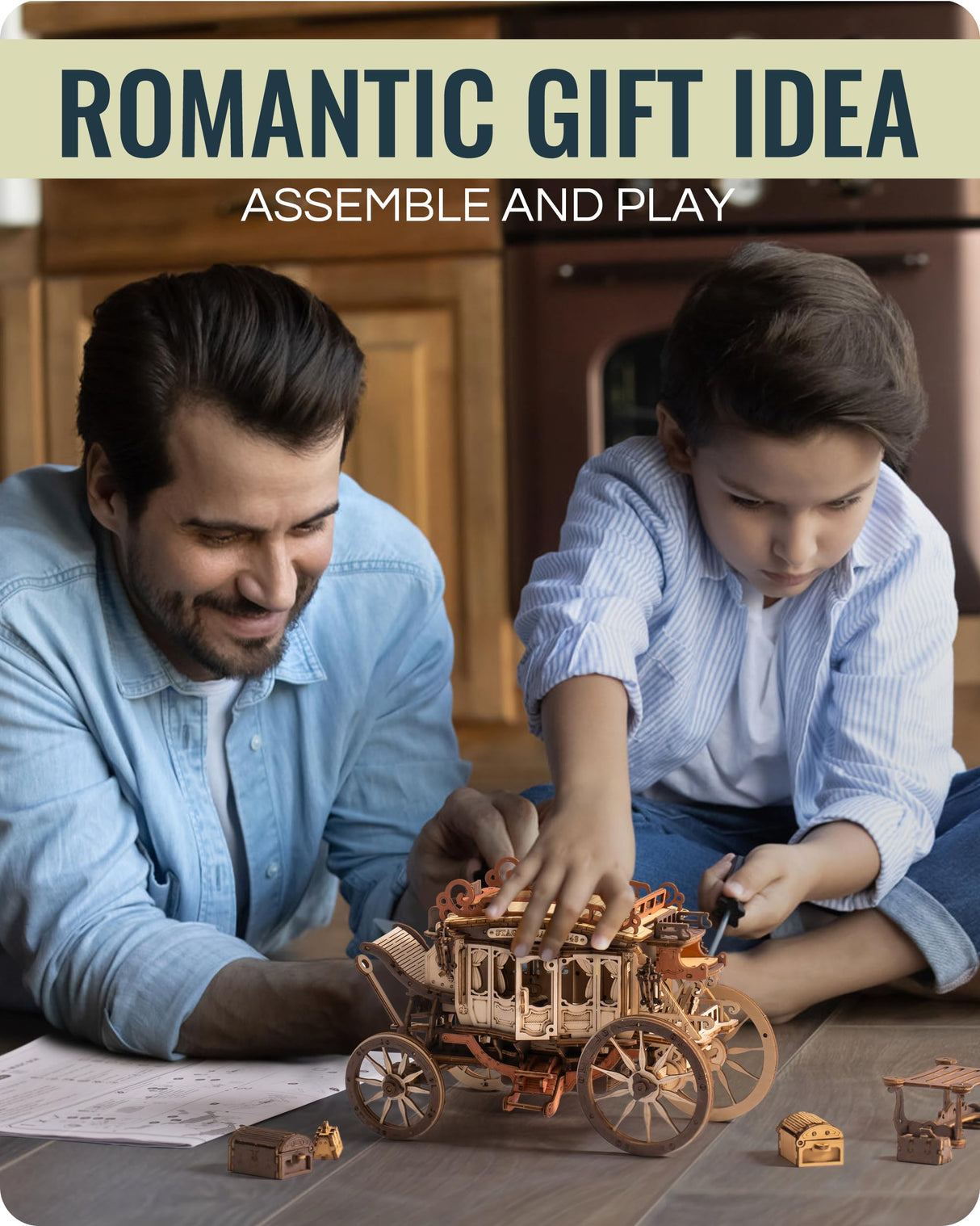 Wowood 3D Wooden Puzzles for Adults, 3D Puzzle Models for Adults to Build Wowood