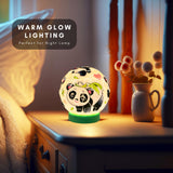 EduSport Panda 3D Puzzle Ball 61 Piece LED Night Light for Kids Ages 6-12, Panda Gifts, for Kids, 3D Puzzles for Kid, Educational Girl and Boy Toys, Birthday Gifts for Girl, Kid Toys EduSport