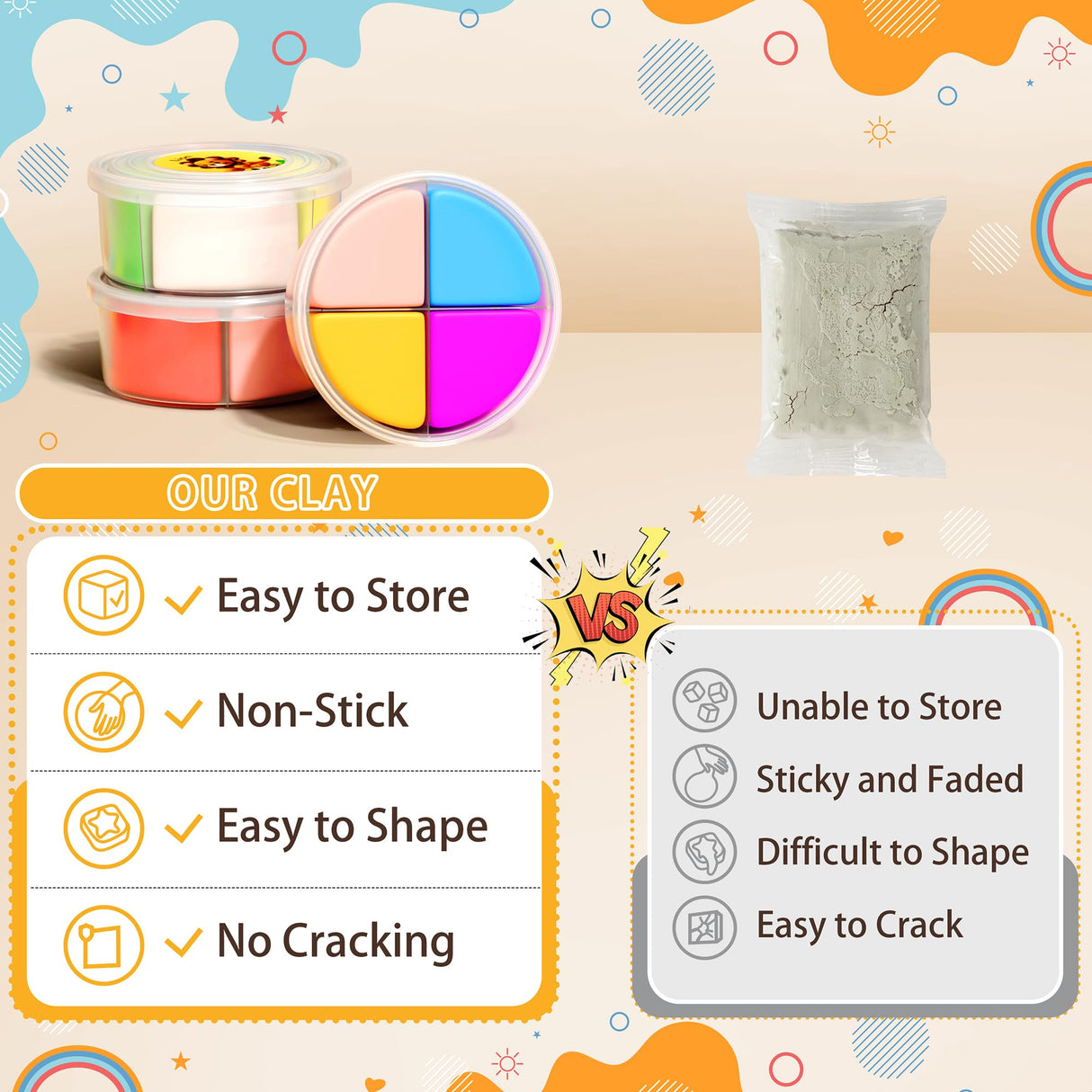 Air Dry Clay Kit - Animal Theme, Modeling Clay for Kids, DIY Model Magic Clay with Sculpting Tools and Tutorials, 12 Boxes Molding Clay, Ultra Light, Soft & Non-Toxic, Arts and Crafts Gift for Kids Aestd-ST