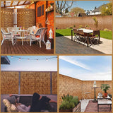 Bcofo Natural Reed Fencing Rolls,4FT X 16.4FT Balcony Reed Fence Bamboo Screen Fencing for Outdoor Backyard Patio， Privacy Screen Panels,Balcony Fencing Covering (Size : H0.61xL6m/H2xL20ft) Bcofo
