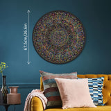 Mandala Puzzle 1000 Pieces for Adults, Difficult Impossible Puzzle Hard, Challenging Round Jigsaw Puzzle as Mandala Decor BBOLDIN