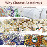 Aestalrcus Butterfly Diamond Painting Kits for Adults, Butterfly Flowers Special Shape Diamond Art Kits for Adults, DIY Gem Art Crystal Rhinestones for Gift Home Wall Decor 12x12 Inch Aestalrcus