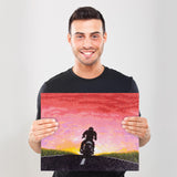 DIAMOND DOTZ at Home - My Time My Motorcycle, Full Drill, Round Dotz, Diamond Painting Kits, Diamond Art Kits for Adults, Motorcycle Diamond Art, Diamond Art, 20"x16" DIAMOND DOTZ