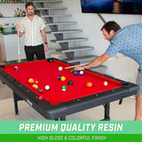 GoSports Regulation Billiards Balls Complete Set of 16 Professional Balls GoSports