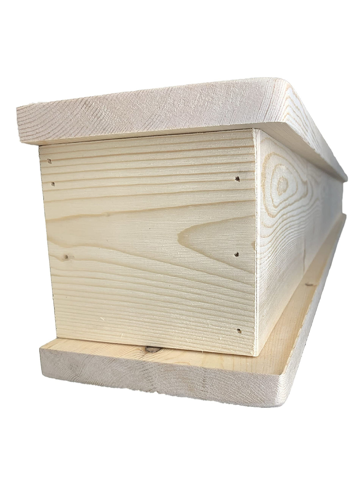 Rustic Mantle | Fireplace Mantel for Decor | Wood Mantel Shelf | Made in USA | Floating Shelf | Farmhouse Fireplace Surround | Long Shelf for Fireplace (Unfinished, 60 Inch) Strix Ind