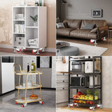 Homhoo 2" Leveling Plate Caster Wheels with Adjustable Anti-Vibration Leveling Foot Pad Heavy Duty Swivel casters for Workbench, Machine Equipment, Furniture Red Set of 4 Total Capacity 1100 Lbs Homhoo